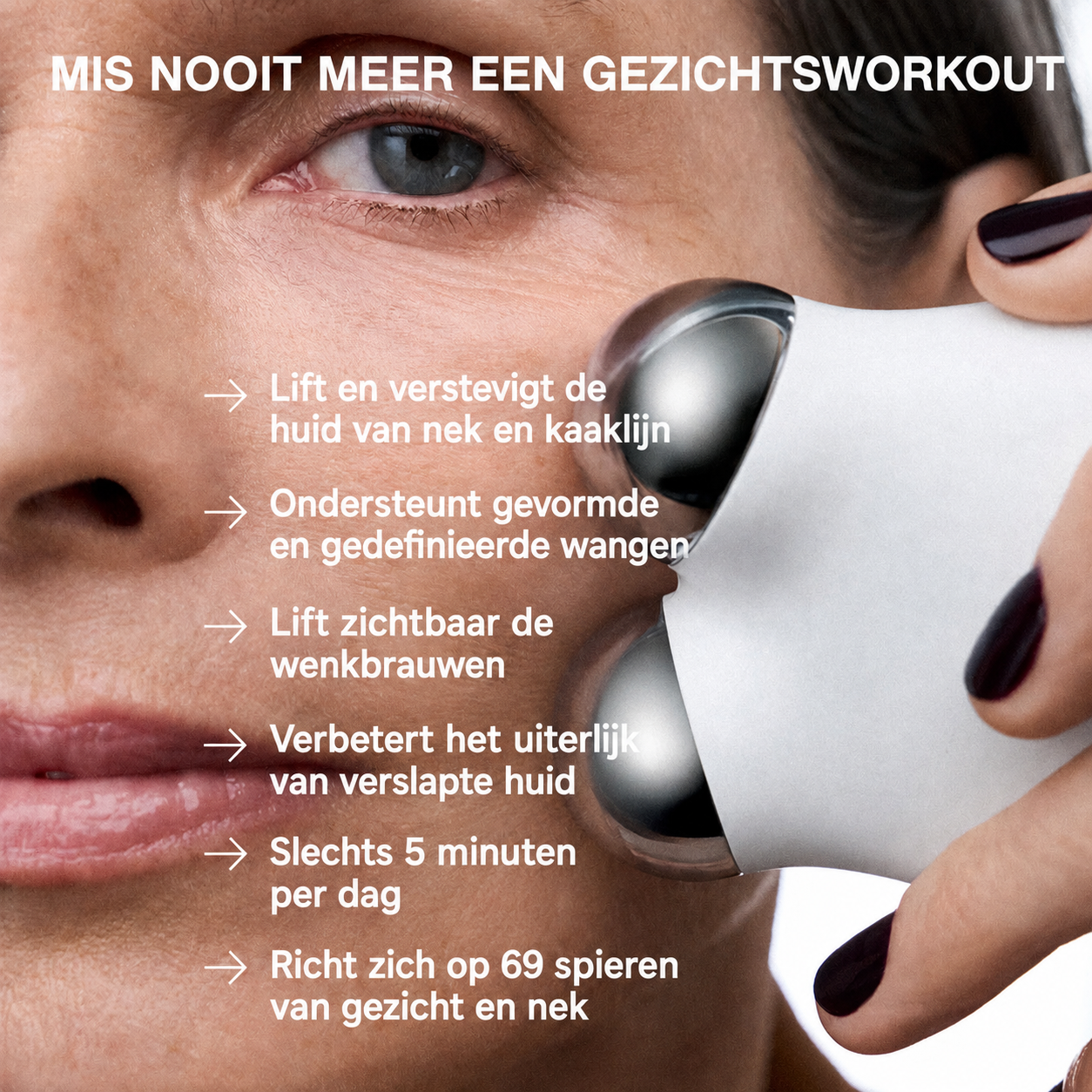 Voltessa™ Glow - EMS Microcurrent Gezichtsapparaat