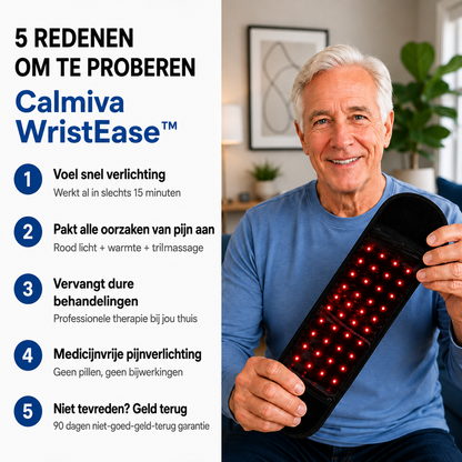 Calmiva™ WristEase - LED Comfortband voor Pols & Hand