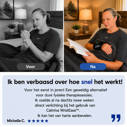 Calmiva™ WristEase - LED Comfortband voor Pols & Hand