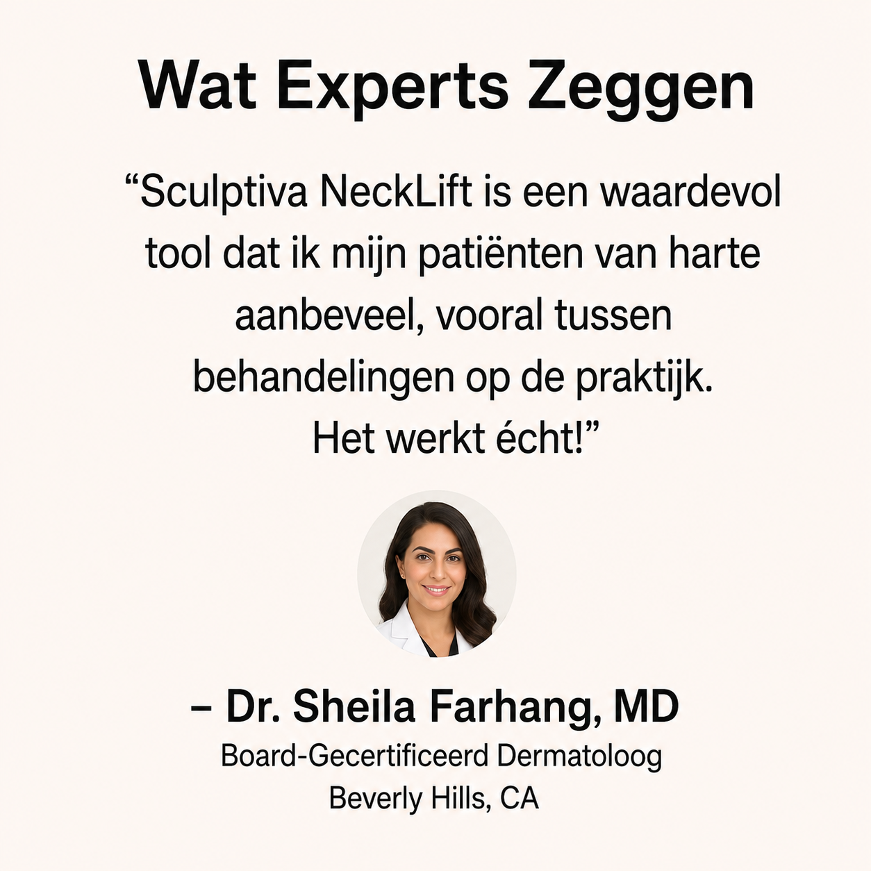 Sculptiva NeckLift - LED Nek & Kin Behandeling
