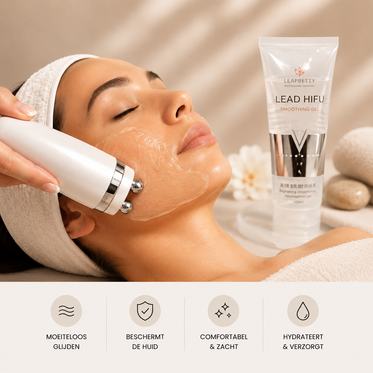 Geleidende Gel 100 ml voor EMS, HIFU & Microcurrent