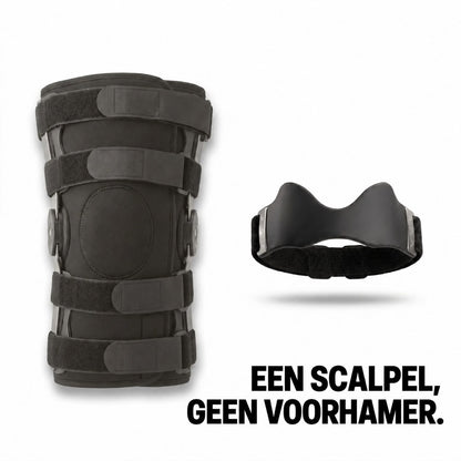 Movéa tegenover een grote kniebrace [NL]