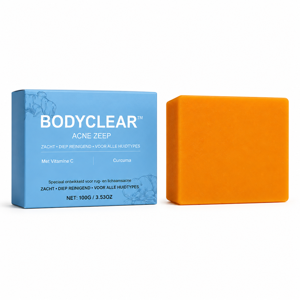 BodyClear Acne Bar - Acne Zeep voor Rug en Lichaam