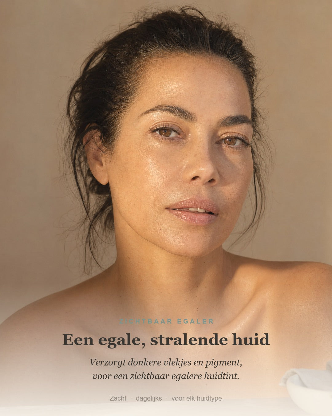 Stralende egale huid