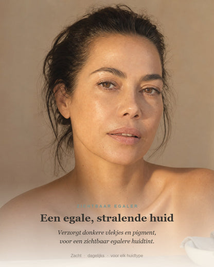 Stralende egale huid