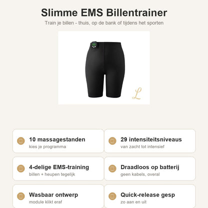 Sculptiva BootyLift - kenmerken: 10 standen, 29 niveaus, wasbaar