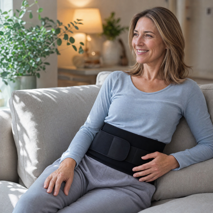 Zelfverzekerde vrouw met Sculptiva Thermo Belt