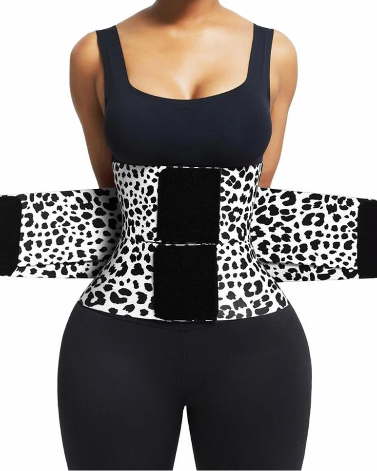 Cintara WaistShaper luipaard wit